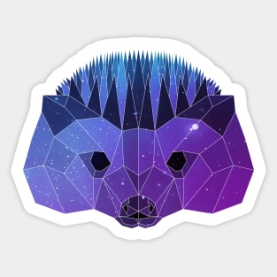 Galaxy Hedgehog Sticker